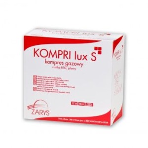 Kompres gazowy jałowy 17N12W 10x20 , 10szt