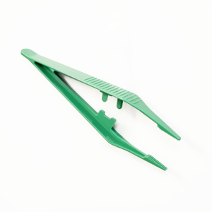 Pęseta plastikowa,zielona,dł13cm