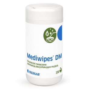 Mediwipes DM Box 100 chusteczki