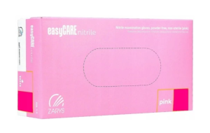 Zarys easyCARE nitrile PINK  rękawice diagnostyczne nitrylowe